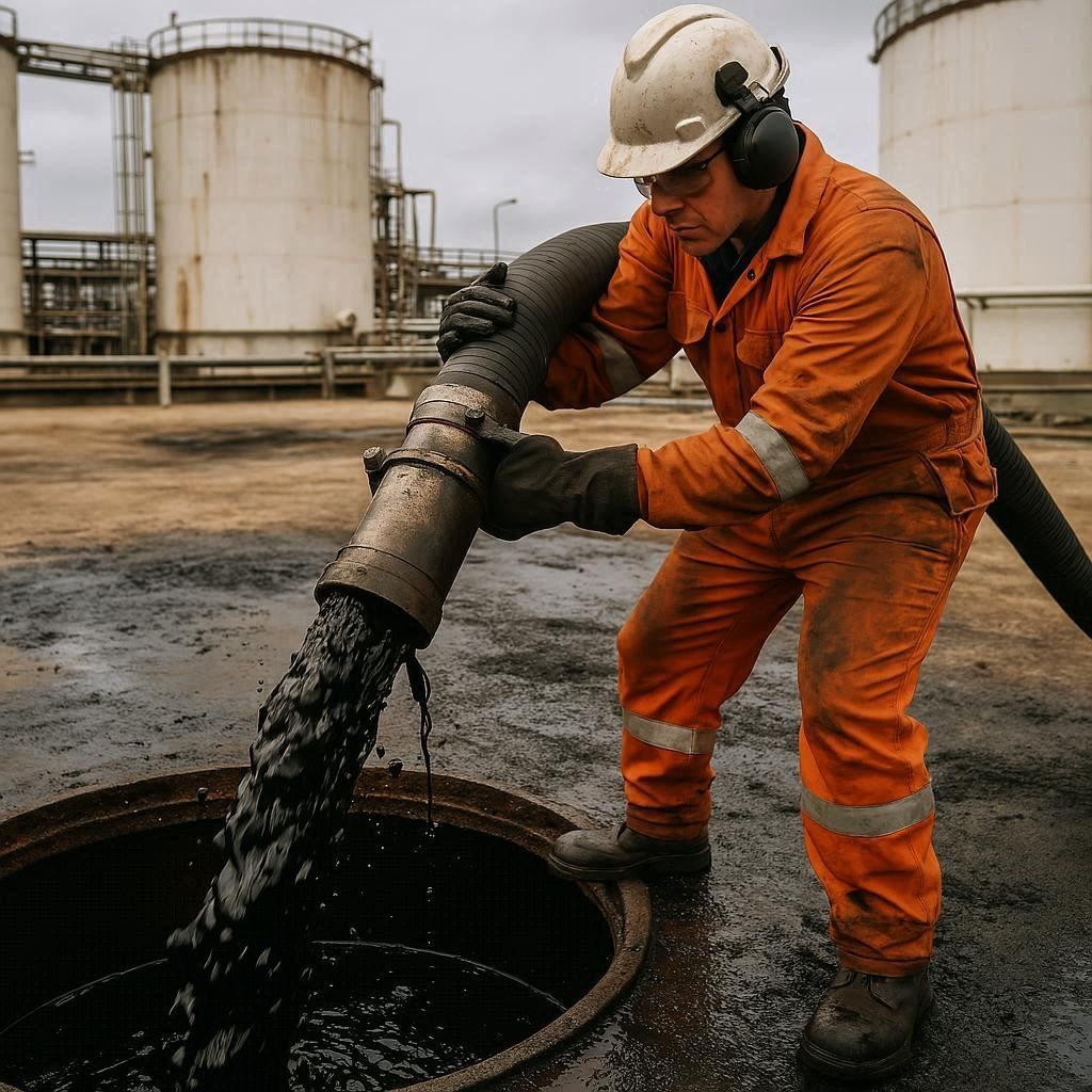 Откачка нефтепродуктов в Белоозёрском