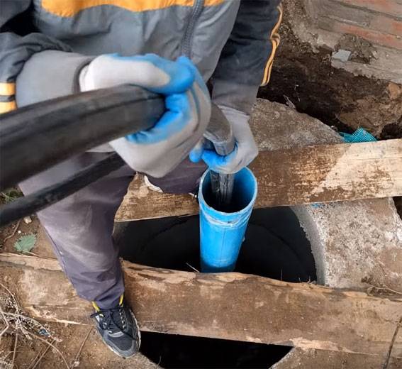 Промывка скважины глубиной до 100 метров